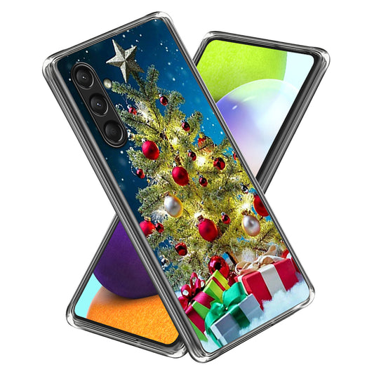 For Samsung Galaxy A16 5G / A16 4G Case Christmas Pattern Printing Soft TPU Phone Cover - Style J