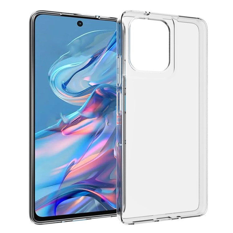 For Motorola Moto G75 5G Clear Phone Case Watermark-Resistant TPU Back Cover