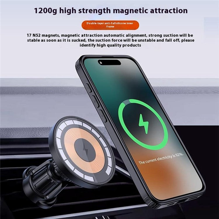 For iPhone 16 Plus Case Compatible with MagSafe Scratch-Resistant  PC+TPU Phone Cover - Transparent