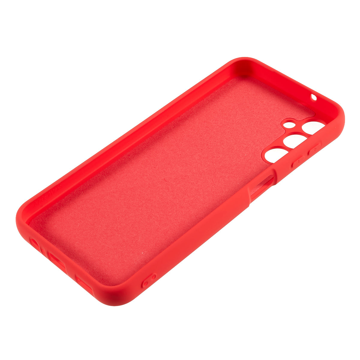For Samsung Galaxy A16 5G / A16 4G Case Arc Edge 2.0mm TPU Protective Phone Cover - Red