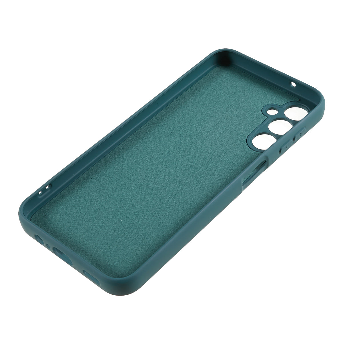 For Samsung Galaxy A16 5G / A16 4G Case Arc Edge 2.0mm TPU Protective Phone Cover - Midnight Green