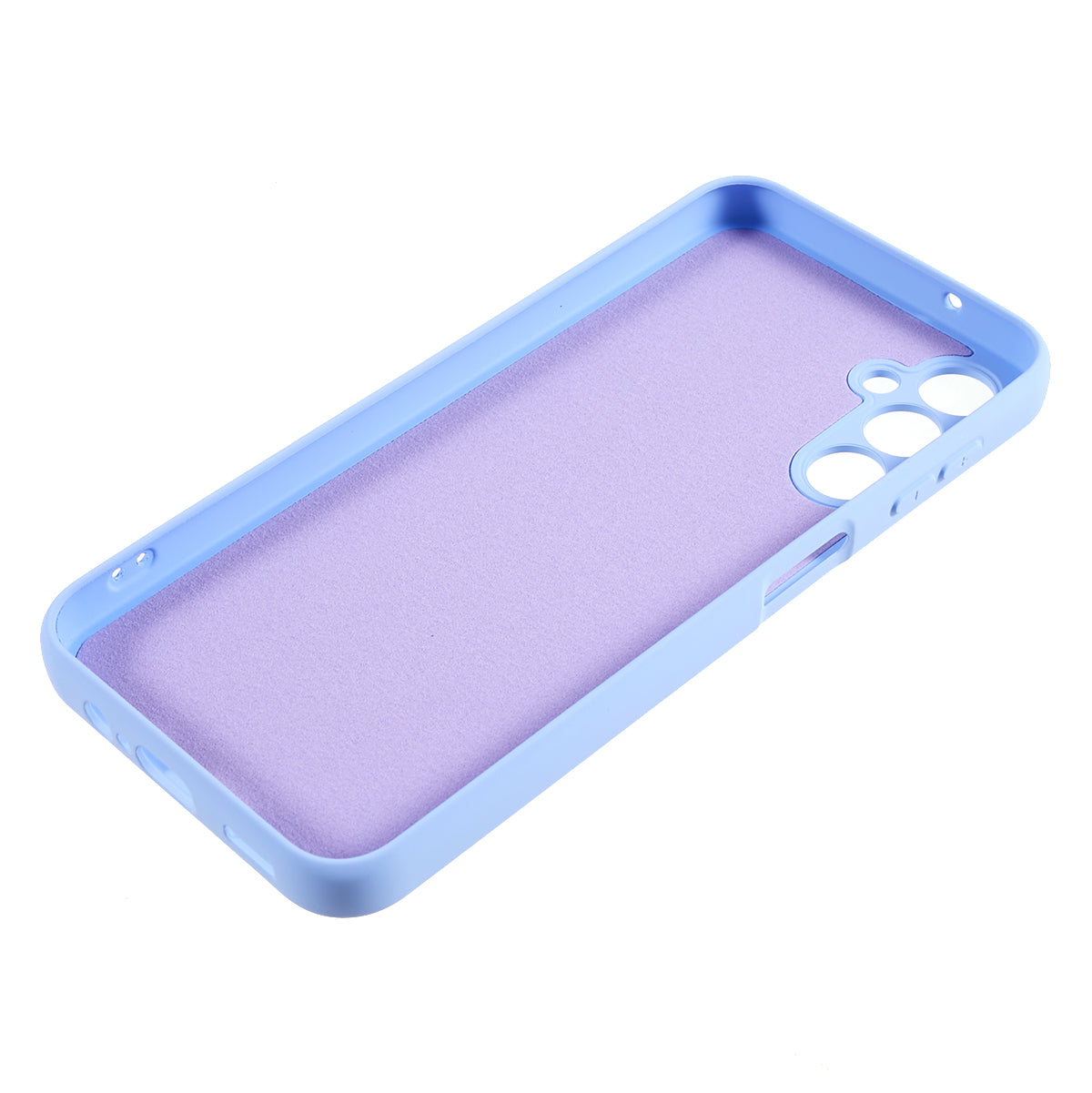 For Samsung Galaxy A16 5G / A16 4G Case Arc Edge 2.0mm TPU Protective Phone Cover - Purple