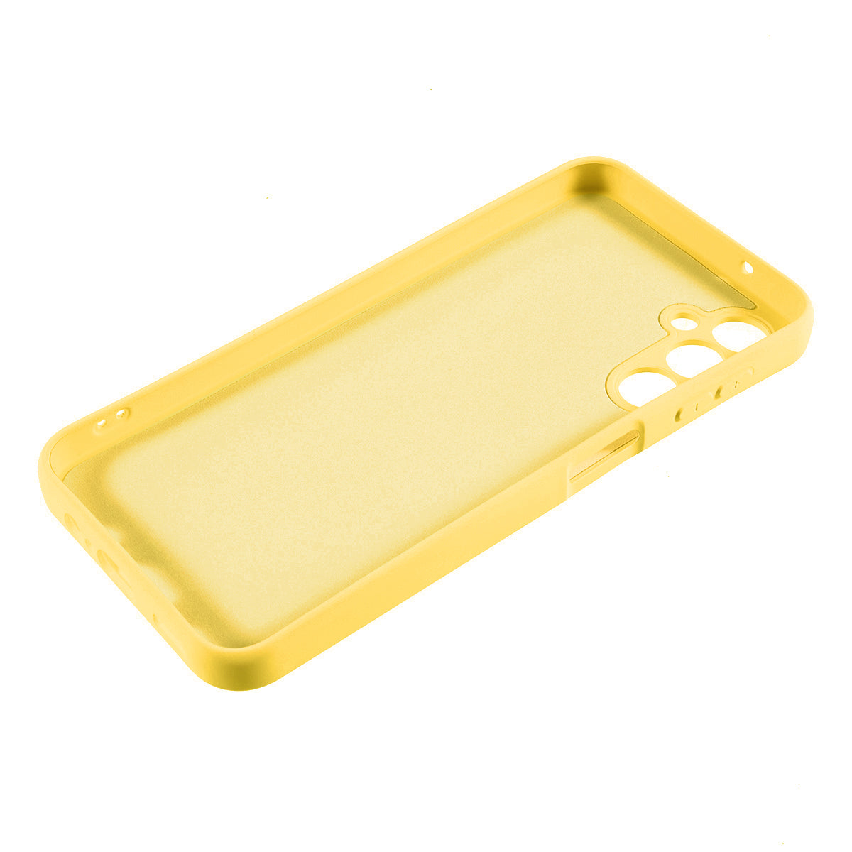 For Samsung Galaxy A16 5G / A16 4G Case Arc Edge 2.0mm TPU Protective Phone Cover - Yellow