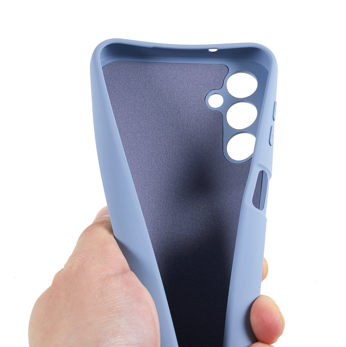 For Samsung Galaxy A16 5G / A16 4G Case Arc Edge 2.0mm TPU Protective Phone Cover - Grey