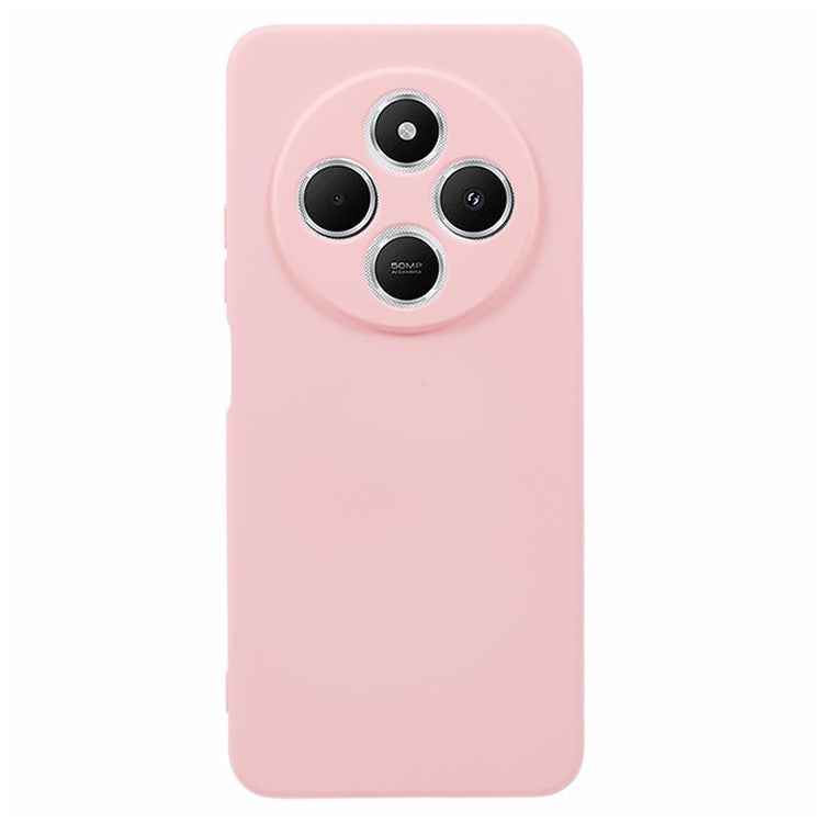For Xiaomi Poco C75 4G / Redmi 14R 5G / 14C 4G Case Arc Edge 2.0mm TPU Protective Phone Cover - Pink