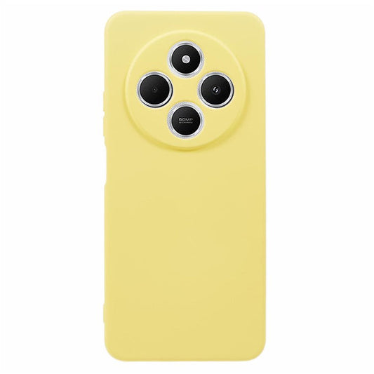For Xiaomi Poco C75 4G / Redmi 14R 5G / 14C 4G Case Arc Edge 2.0mm TPU Protective Phone Cover - Yellow