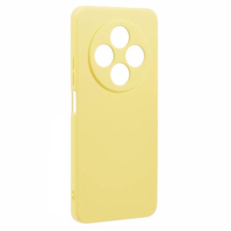 For Xiaomi Poco C75 4G / Redmi 14R 5G / 14C 4G Case Arc Edge 2.0mm TPU Protective Phone Cover - Yellow