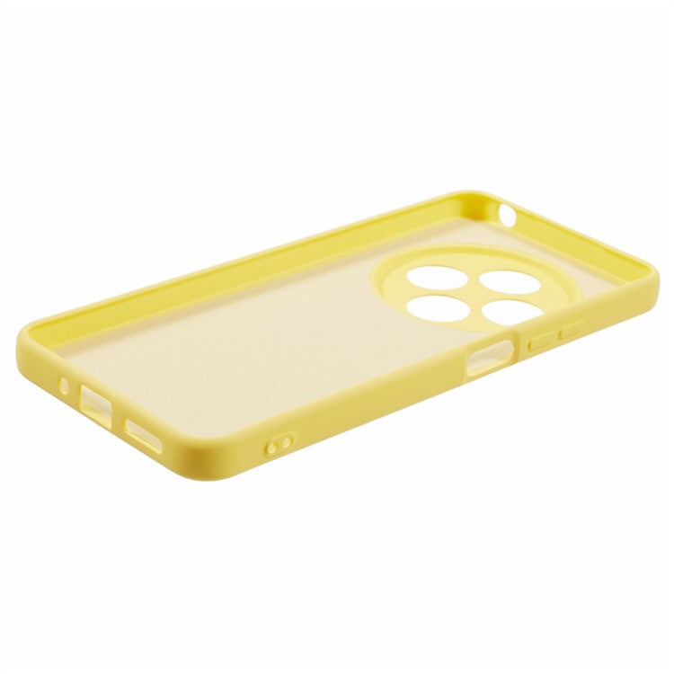 For Xiaomi Poco C75 4G / Redmi 14R 5G / 14C 4G Case Arc Edge 2.0mm TPU Protective Phone Cover - Yellow