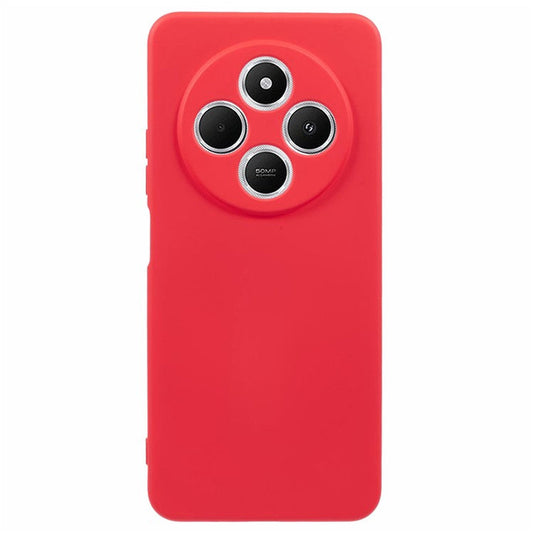 For Xiaomi Poco C75 4G / Redmi 14R 5G / 14C 4G Case Arc Edge 2.0mm TPU Protective Phone Cover - Red
