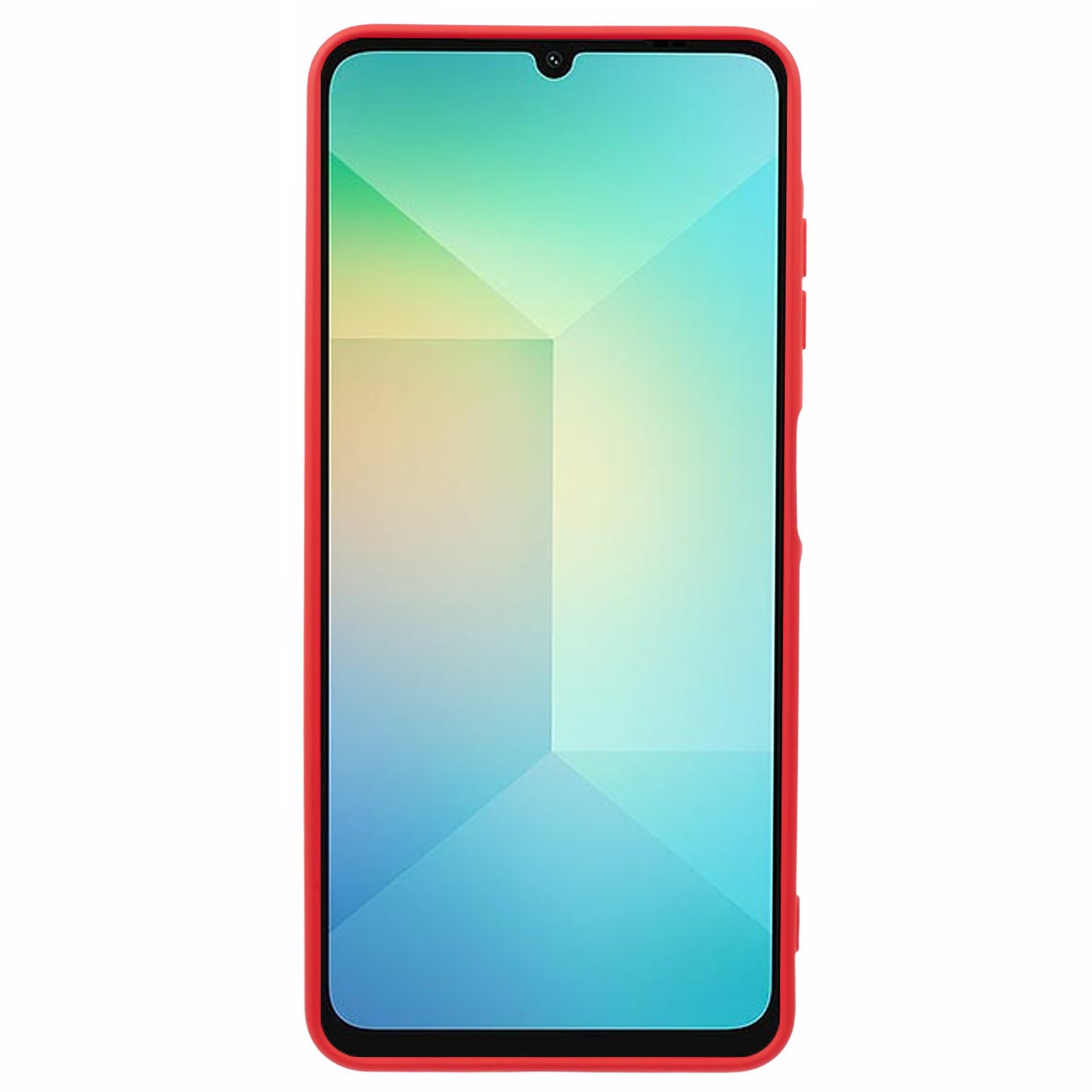 For Samsung Galaxy A06 Case Arc Edge 2.0mm TPU Protective Phone Cover - Red