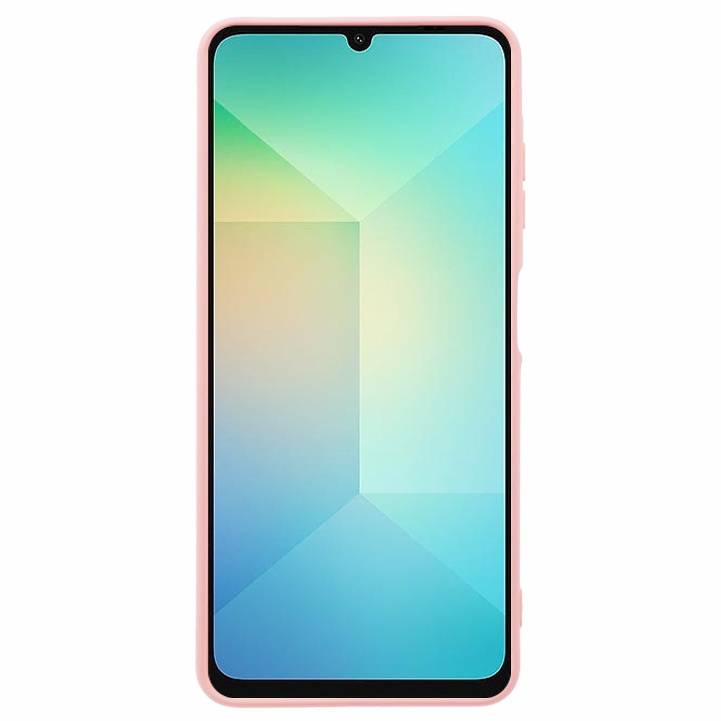 For Samsung Galaxy A06 Case Arc Edge 2.0mm TPU Protective Phone Cover - Pink
