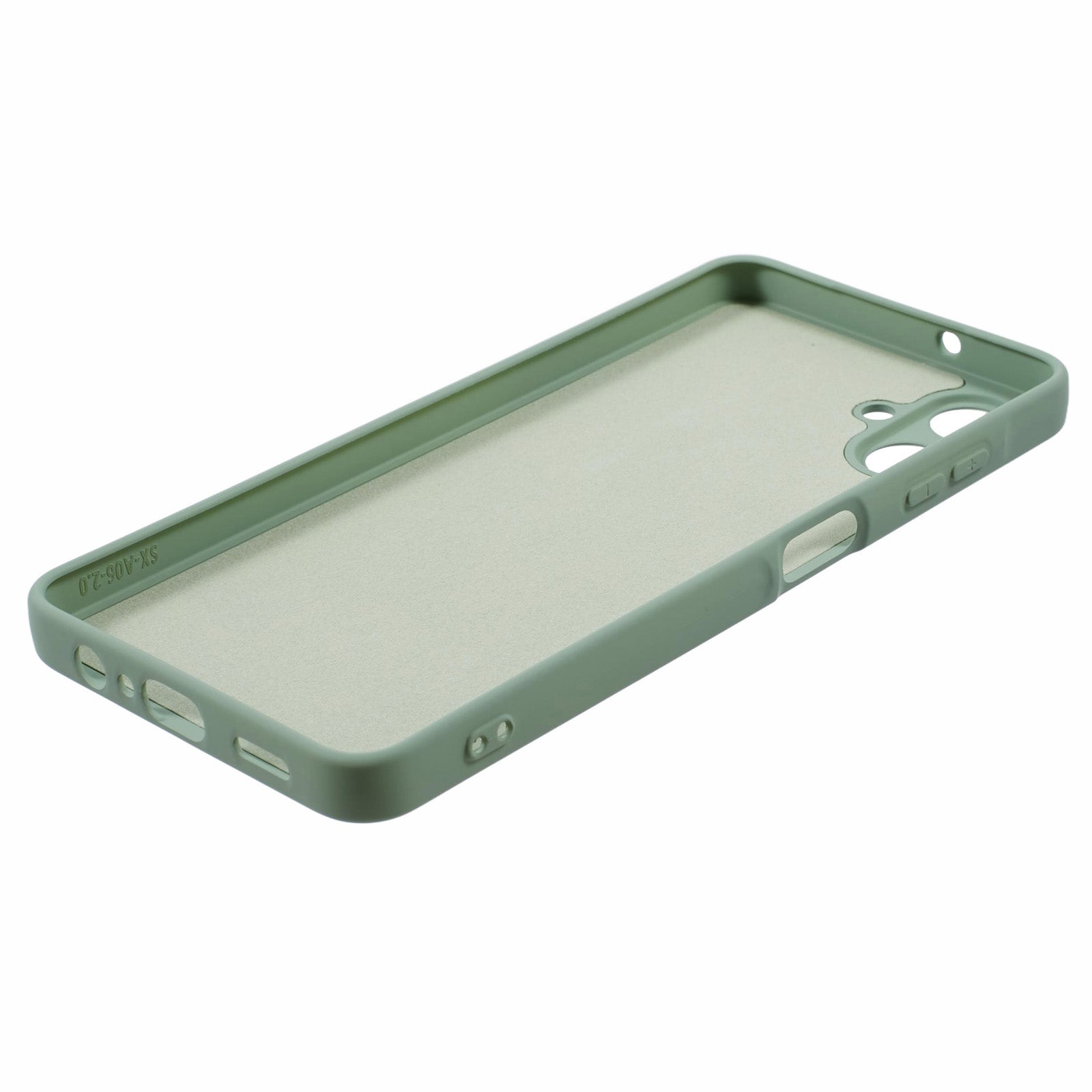 For Samsung Galaxy A06 Case Arc Edge 2.0mm TPU Protective Phone Cover - Green