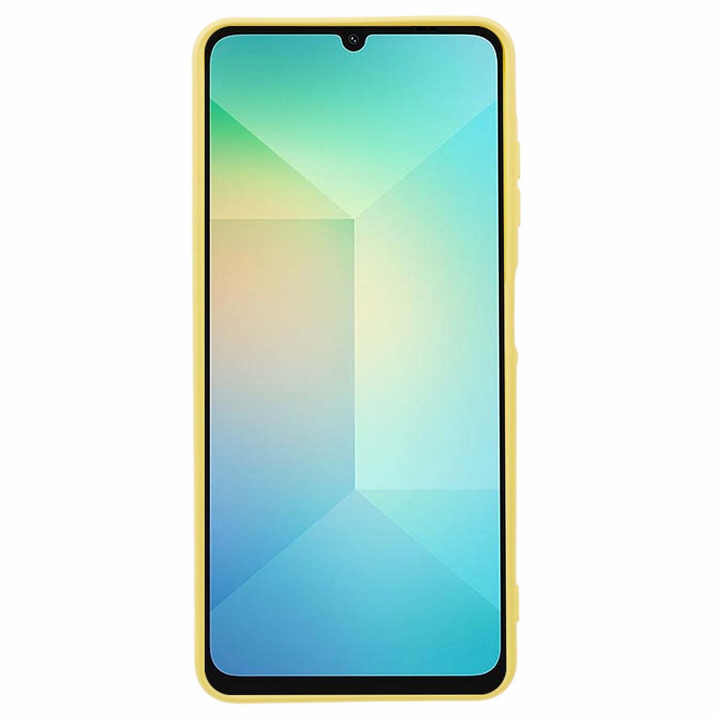 For Samsung Galaxy A06 Case Arc Edge 2.0mm TPU Protective Phone Cover - Yellow