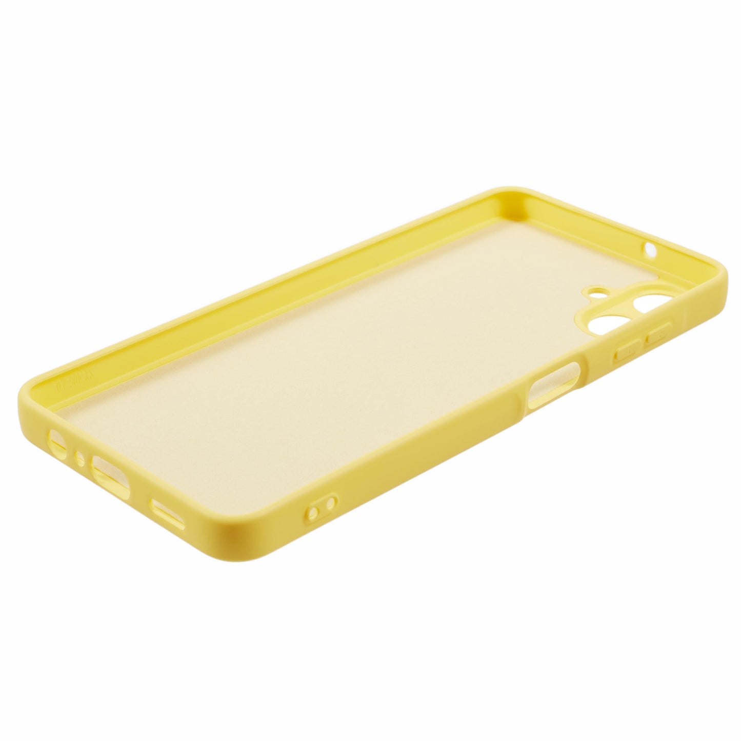 For Samsung Galaxy A06 Case Arc Edge 2.0mm TPU Protective Phone Cover - Yellow