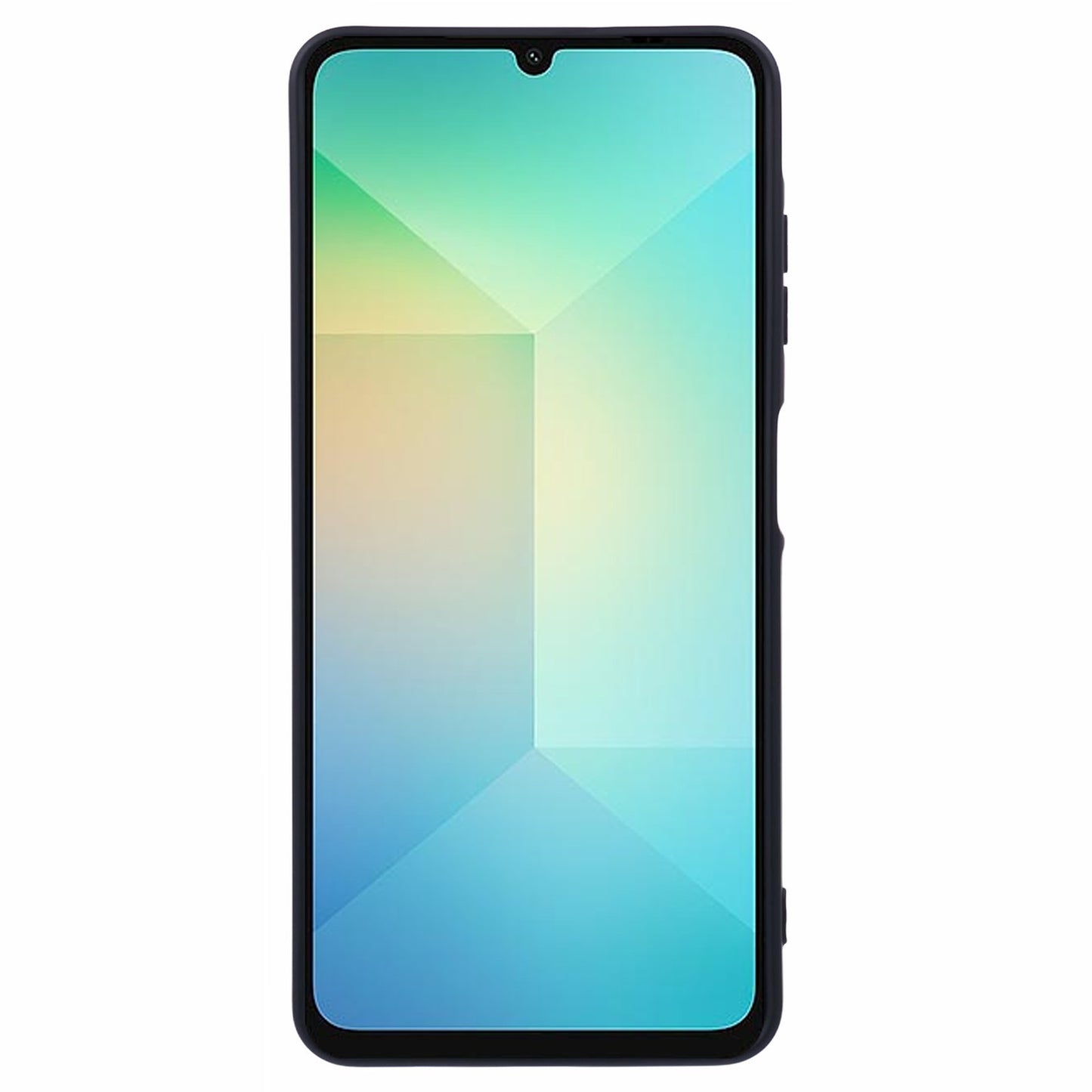 For Samsung Galaxy A06 Case Arc Edge 2.0mm TPU Protective Phone Cover - Black