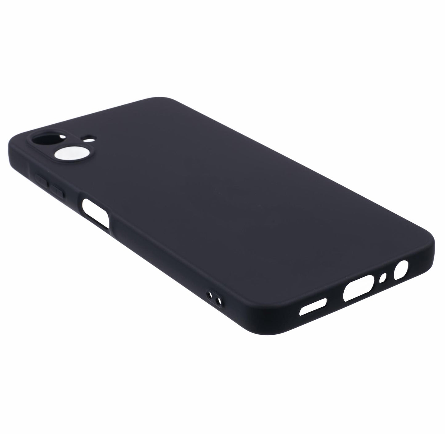 For Samsung Galaxy A06 Case Arc Edge 2.0mm TPU Protective Phone Cover - Black