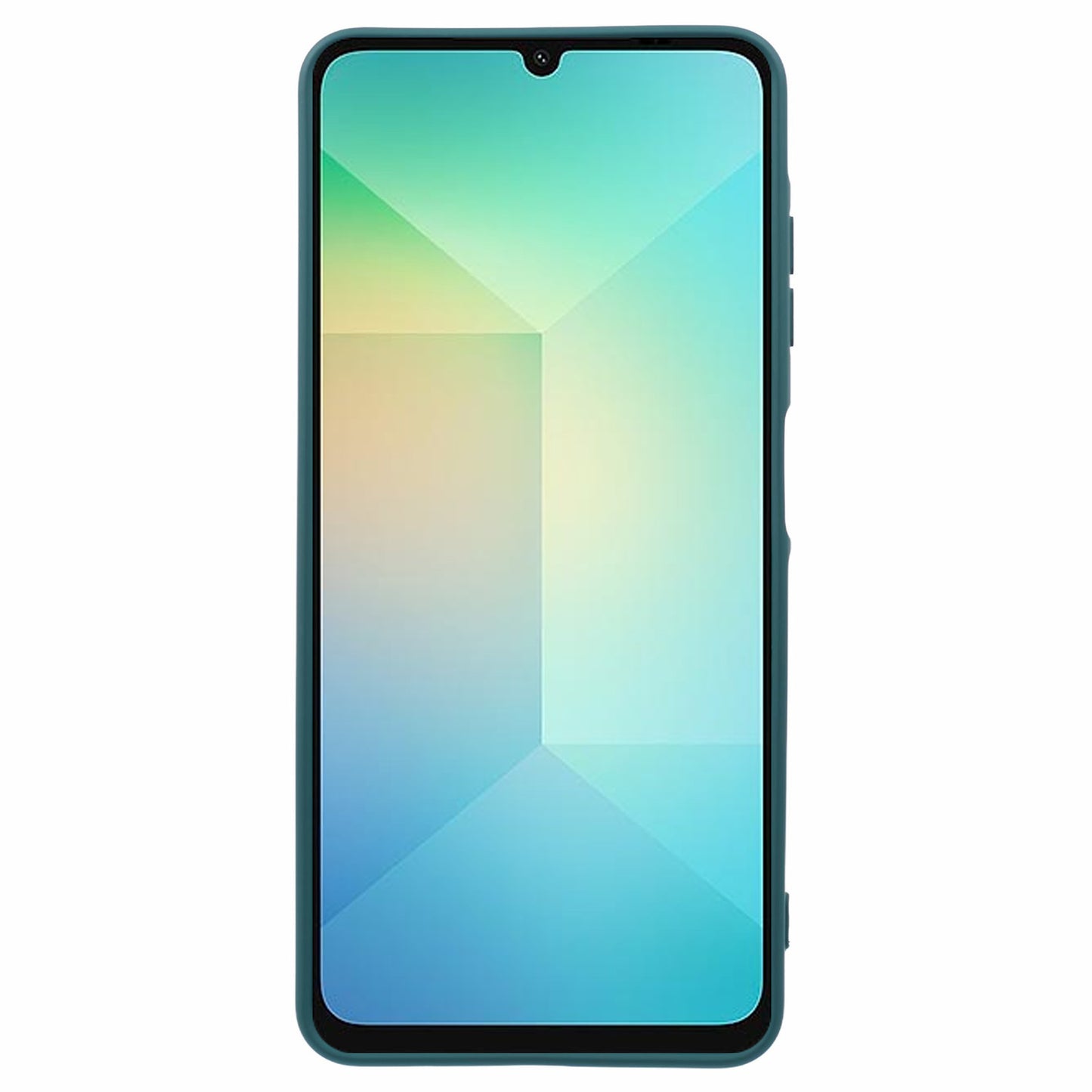 For Samsung Galaxy A06 Case Arc Edge 2.0mm TPU Protective Phone Cover - Midnight Green