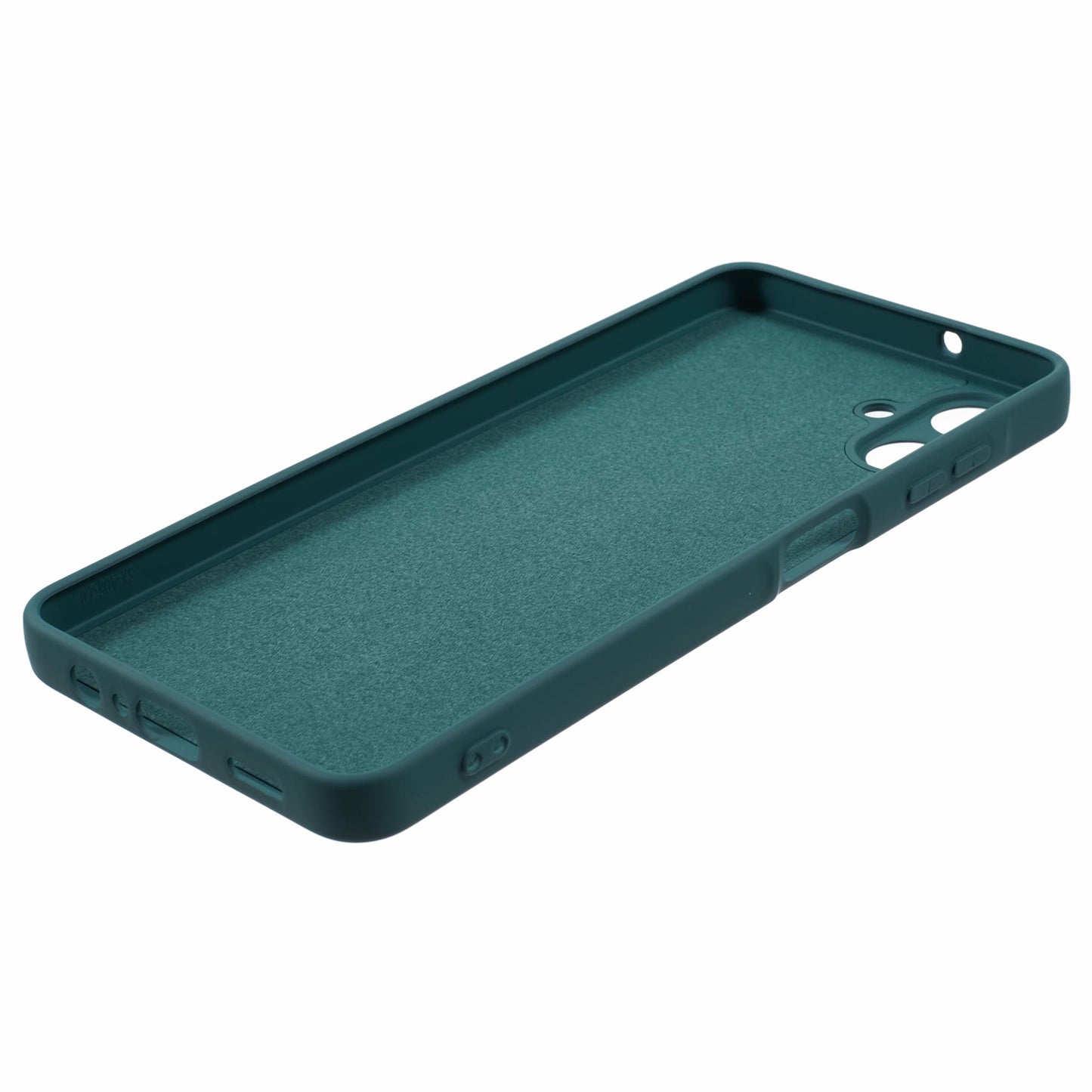 For Samsung Galaxy A06 Case Arc Edge 2.0mm TPU Protective Phone Cover - Midnight Green