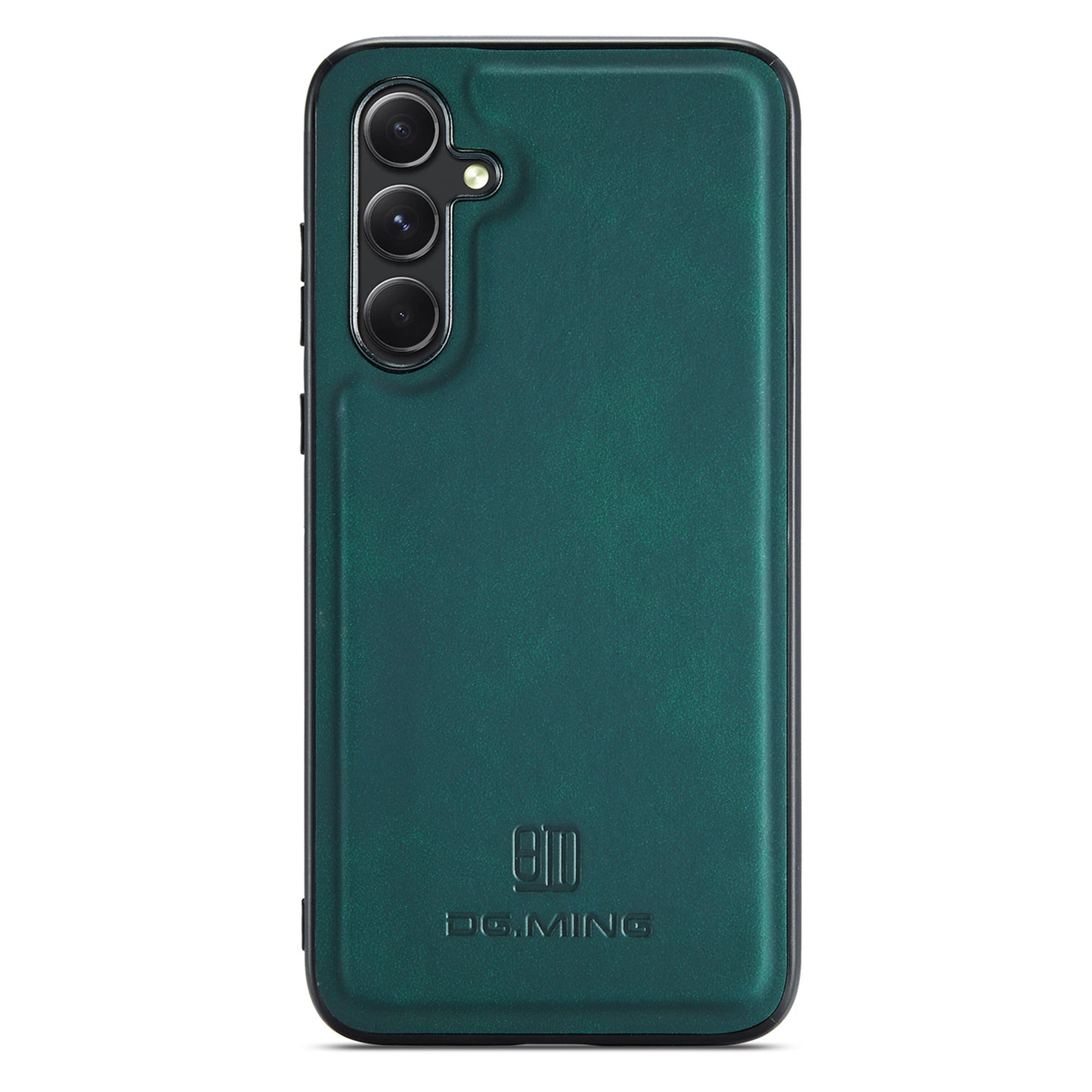 DG.MING For Samsung Galaxy A16 5G / A16 4G Case PU Leather Covered PC+TPU Hybrid Phone Shell - Green