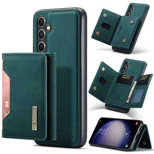 DG.MING M2 Series for Samsung Galaxy A16 5G / A16 4G Case PU+PC+TPU Phone Cover Detachable Wallet - Green