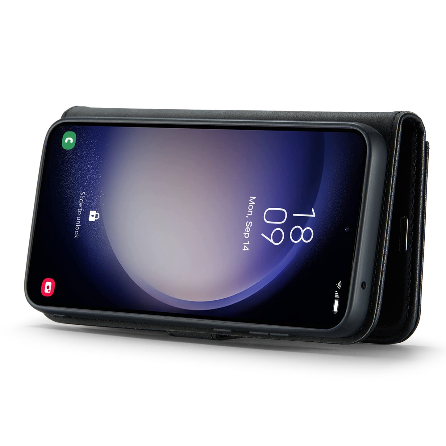 DG.MING for Samsung Galaxy A16 5G / A16 4G Case Detachable Split Leather Phone Cover - Black