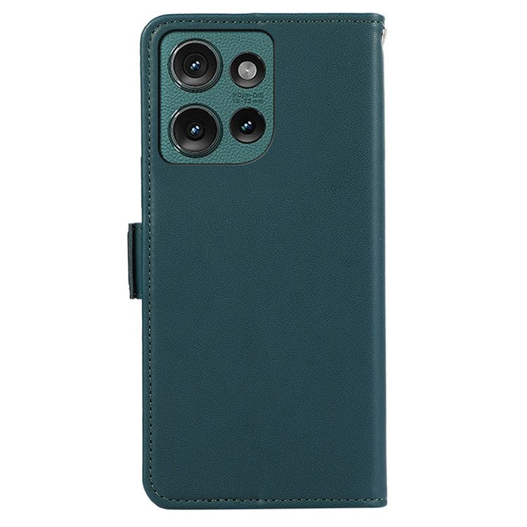 ABEEL For Motorola Edge 50 Neo 5G / Moto S50 5G / Thinkphone 25 5G Case Leather Phone Cover with RFID Blocking Wallet - Green