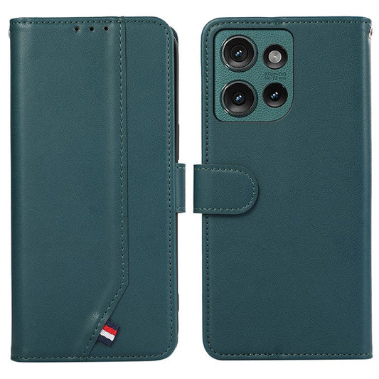 For Motorola Edge 50 Neo 5G / Moto S50 5G / Thinkphone 25 5G Case RFID Blocking Flip Leather Phone Cover - Green