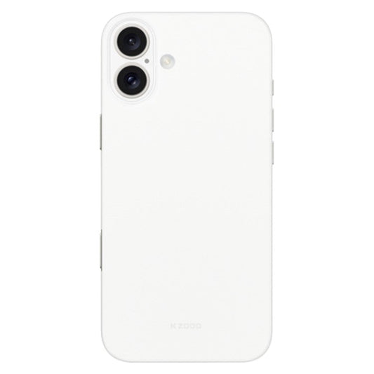KZDOO Air Skin Series for iPhone 16 Plus Case Frosted Back Ultra Thin PP Phone Cover - Translucent