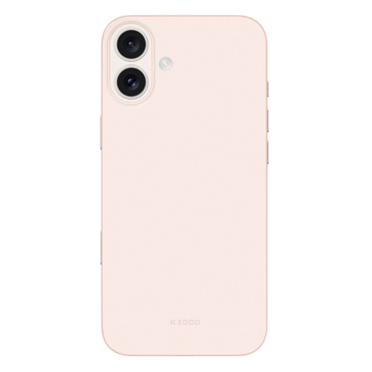 KZDOO Air Skin Series for iPhone 16 Plus Case Frosted Back Ultra Thin PP Phone Cover - Pink