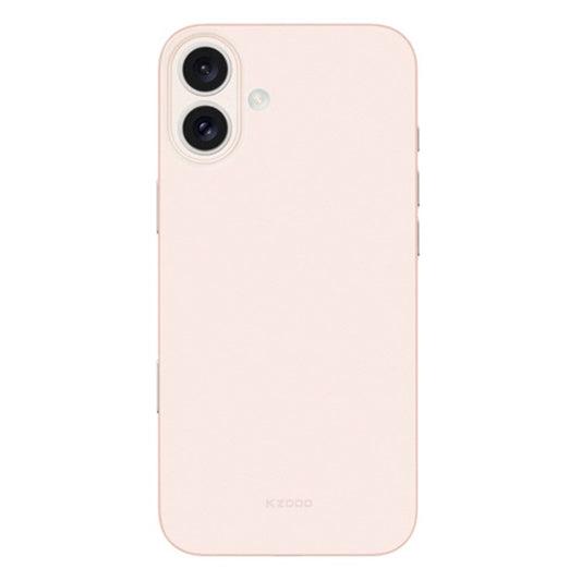 KZDOO Air Skin Series for iPhone 16 Plus Case Frosted Back Ultra Thin PP Phone Cover - Pink
