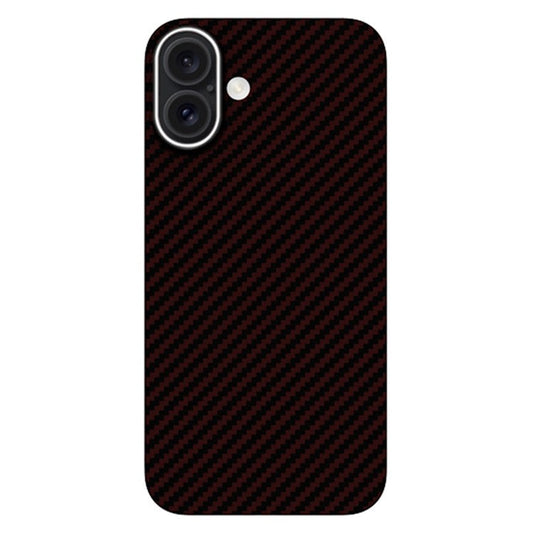 KZDOO For iPhone 16 Case Aramid Fiber Phone Cover Support Wireless Charging - Red