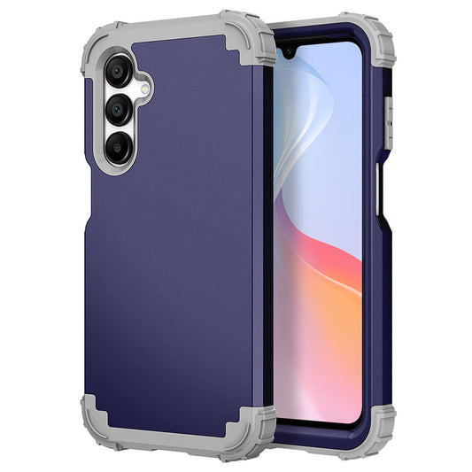 L-Style For Samsung Galaxy A16 5G / A16 4G Case Shockproof PC + TPU Phone Back Cover - Blue