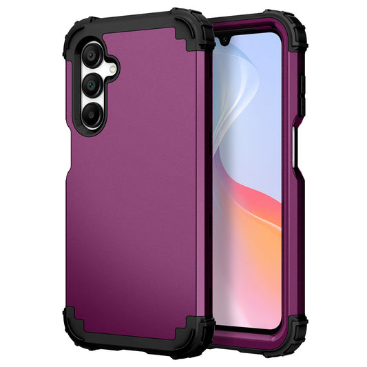 L-Style For Samsung Galaxy A16 5G / A16 4G Case Shockproof PC + TPU Phone Back Cover - Purple