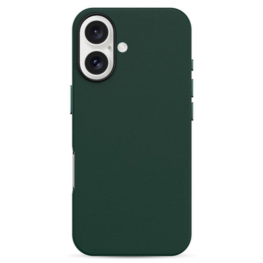 KZDOO For iPhone 16 Plus Case Compatible with MagSafe PU+PC Shockproof Phone Cover - Green