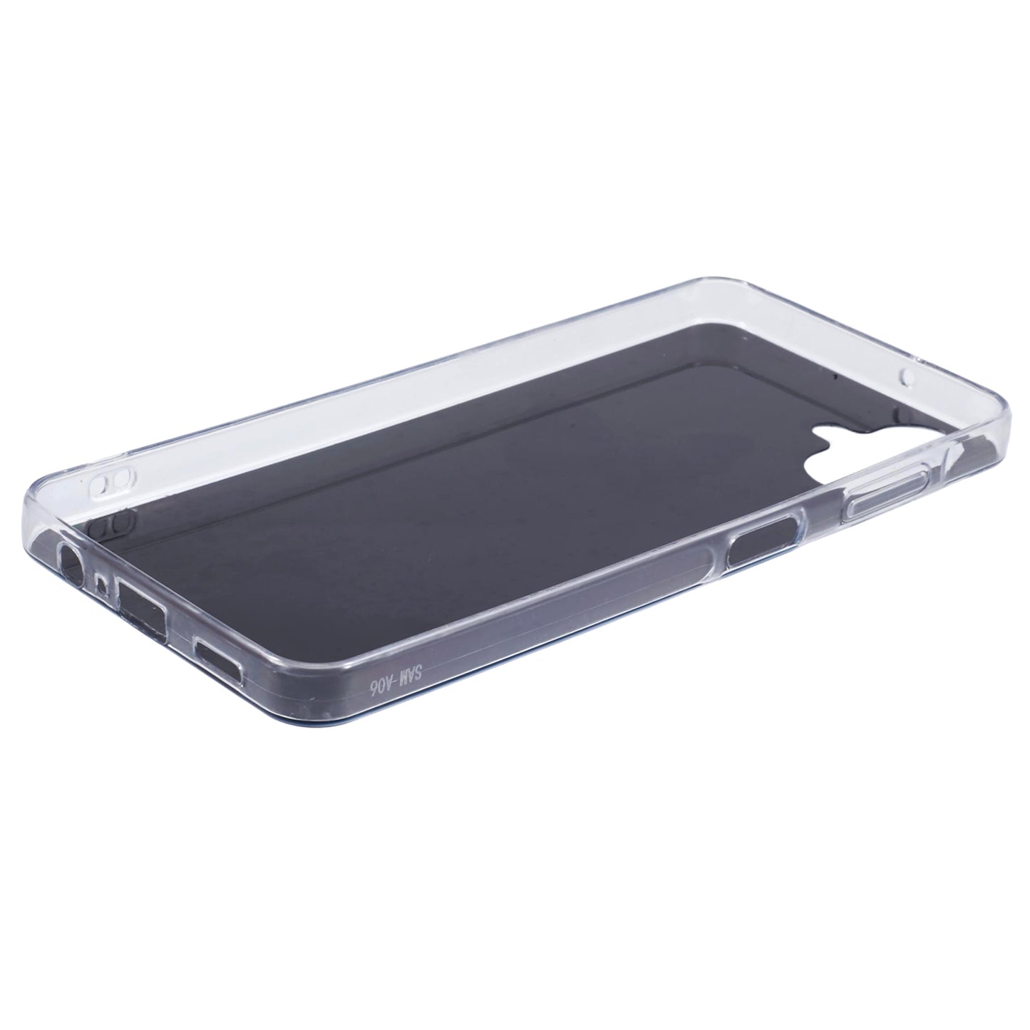 AW Series For Samsung Galaxy A06 Case Epoxy PVC Butterfly TPU Aesthetics Phone Cover - Black