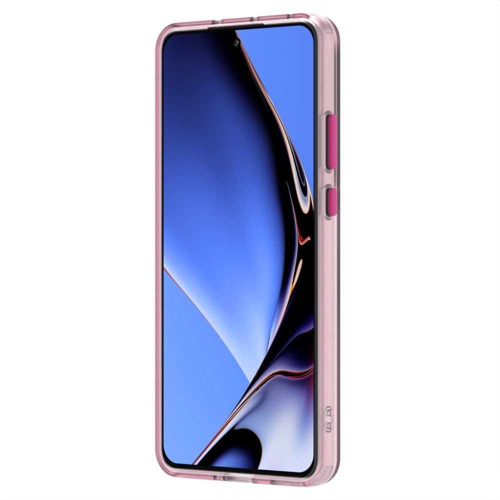 Candy Series For Oppo K12 / OnePlus Nord CE4 5G Case Compatible with MagSafe PC+TPU+PET Anti-Drop Phone Cover - Red