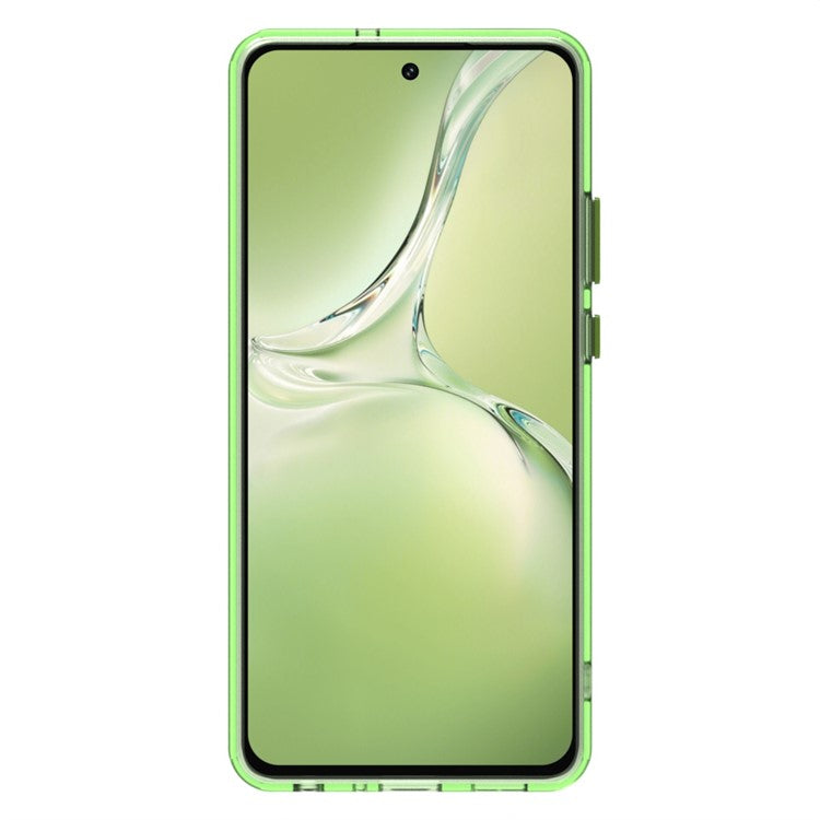 Candy Series For OnePlus Nord CE4 Lite 5G / Oppo K12x 5G (China) Case Compatible with MagSafe PC+TPU+PET Anti-Drop Phone Cover - Green