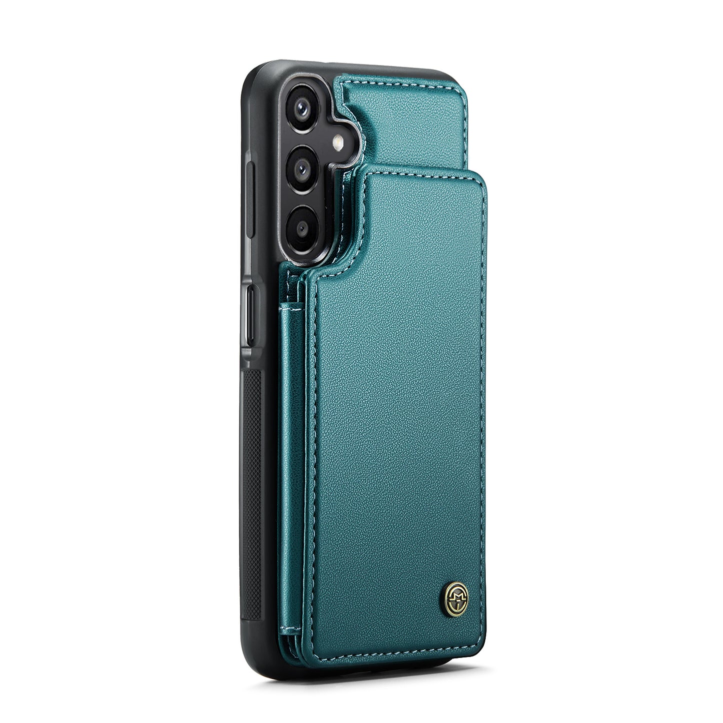 For Samsung Galaxy A16 5G / A16 4G Case CASEME C22 Series  Leather+TPU Cover RFID Blocking 5 Card Slots - Green