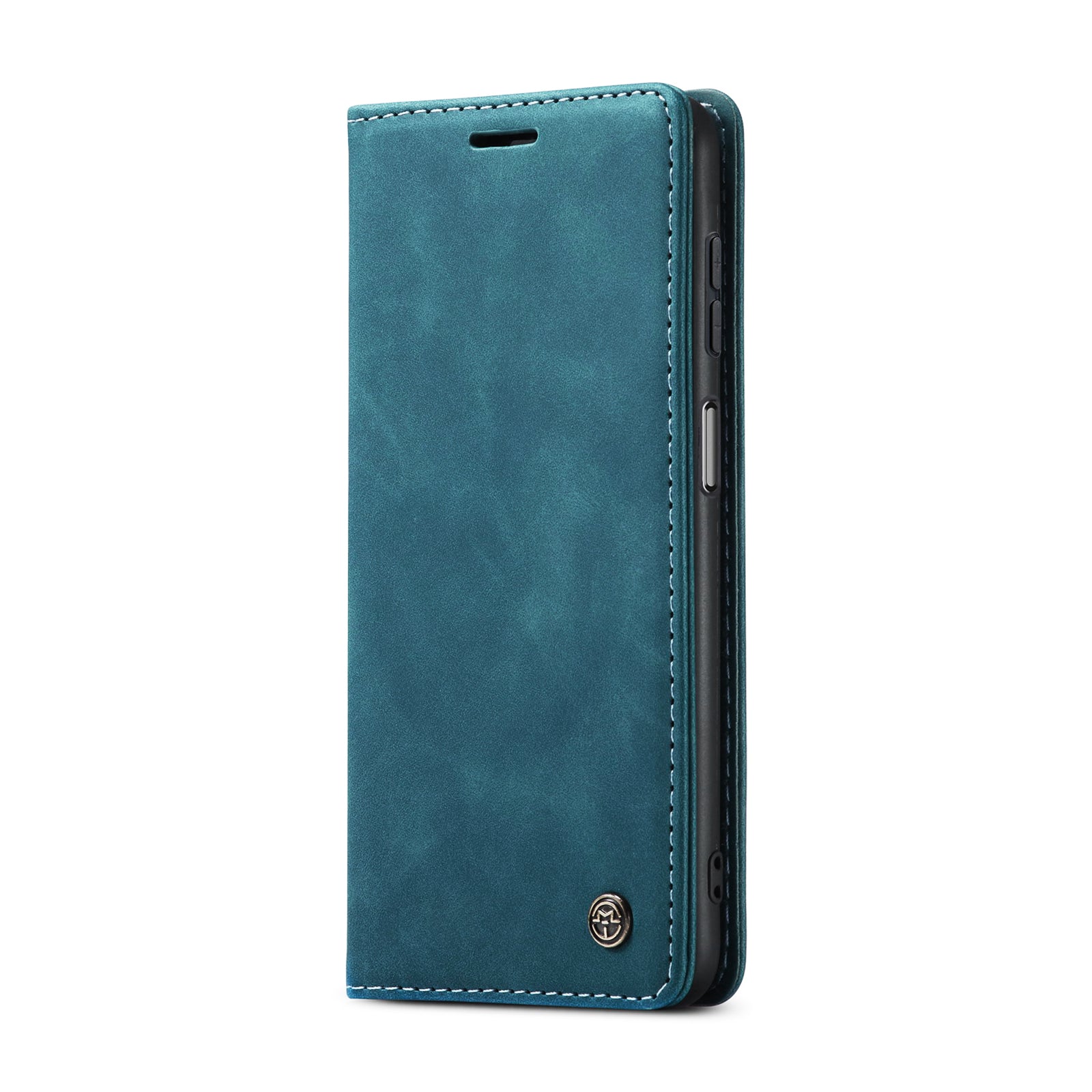 For Samsung Galaxy A16 5G / A16 4G Case CASEME 013 Series Card Holder Stand Leather Phone Cover - Blue