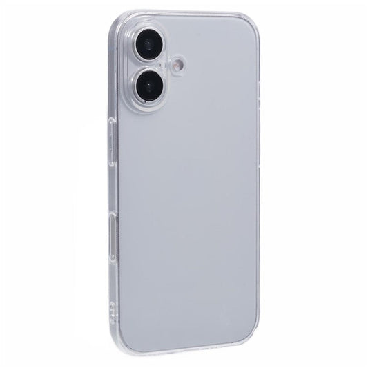 For iPhone 16 Plus Shockproof Case 1.5mm Thickness Clear TPU Phone Cover