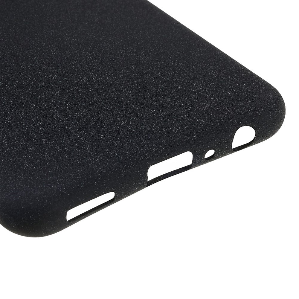 For Samsung Galaxy M33 5G (Global Version) Soft TPU Phone Cover Double-Sided Matte Anti-scratch Back Case - Black