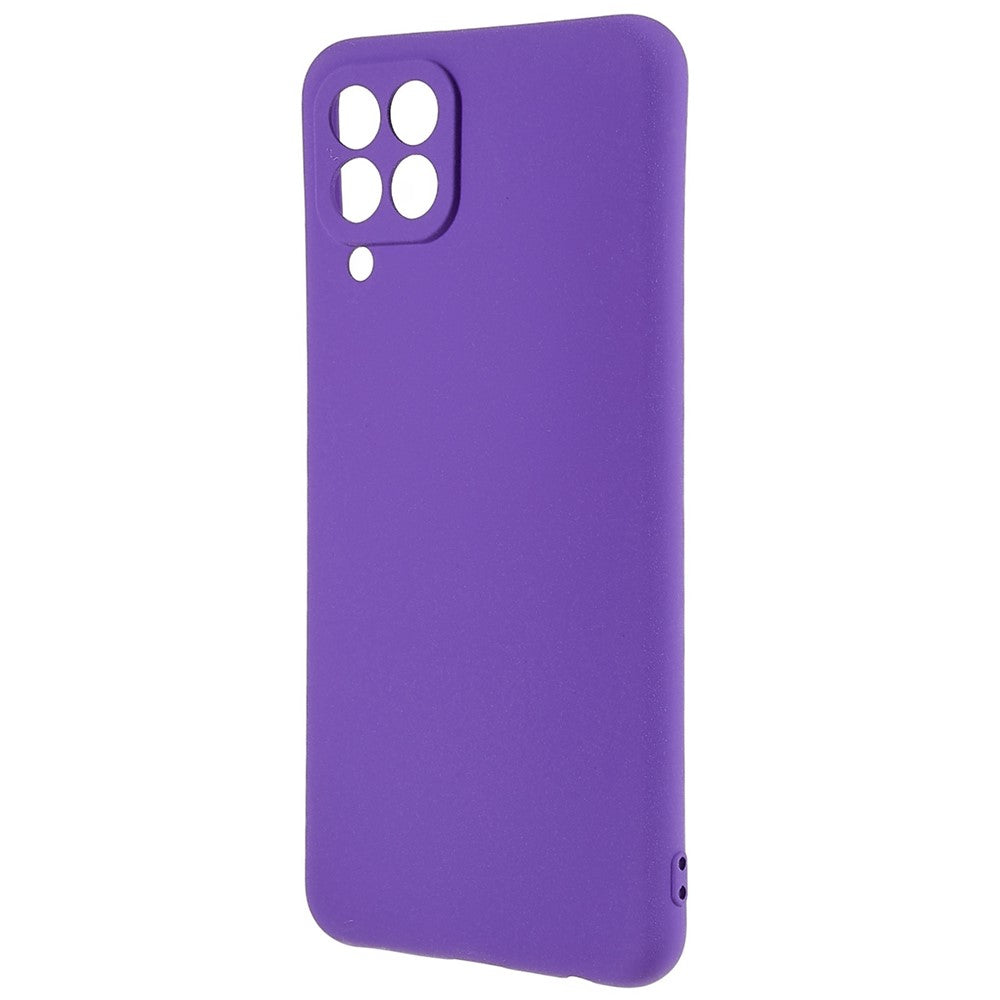 For Samsung Galaxy M33 5G (Global Version) Soft TPU Phone Cover Double-Sided Matte Anti-scratch Back Case - Purple