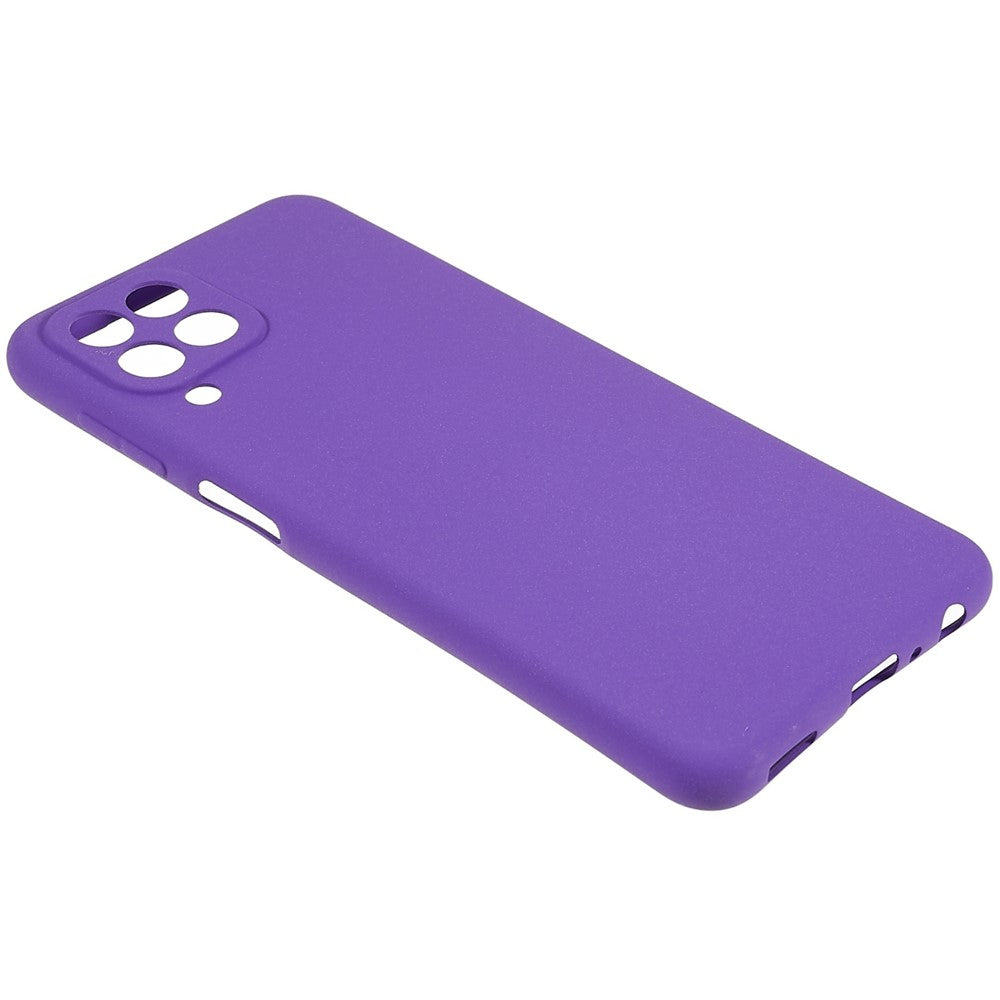 For Samsung Galaxy M33 5G (Global Version) Soft TPU Phone Cover Double-Sided Matte Anti-scratch Back Case - Purple