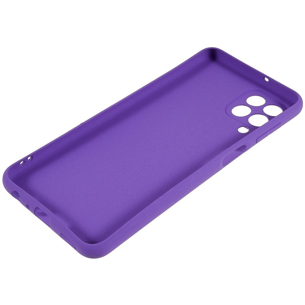 For Samsung Galaxy M33 5G (Global Version) Soft TPU Phone Cover Double-Sided Matte Anti-scratch Back Case - Purple