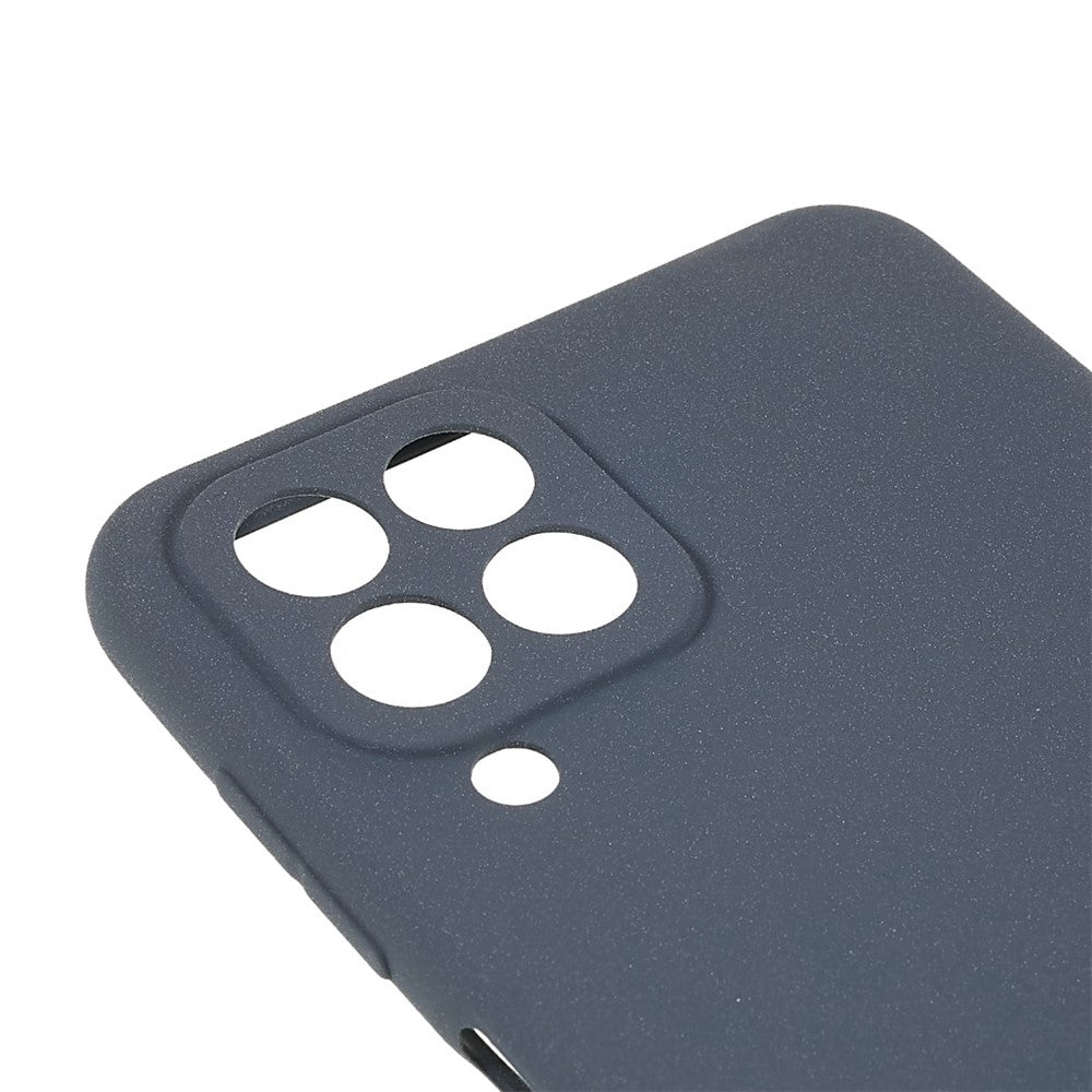 For Samsung Galaxy M33 5G (Global Version) Soft TPU Phone Cover Double-Sided Matte Anti-scratch Back Case - Grey