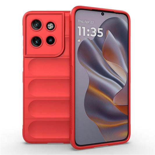 For Motorola Edge 50 Neo 5G / Moto S50 5G / Thinkphone 25 5G Case Anti-Drop Soft TPU Rugged Phone Back Cover - Red