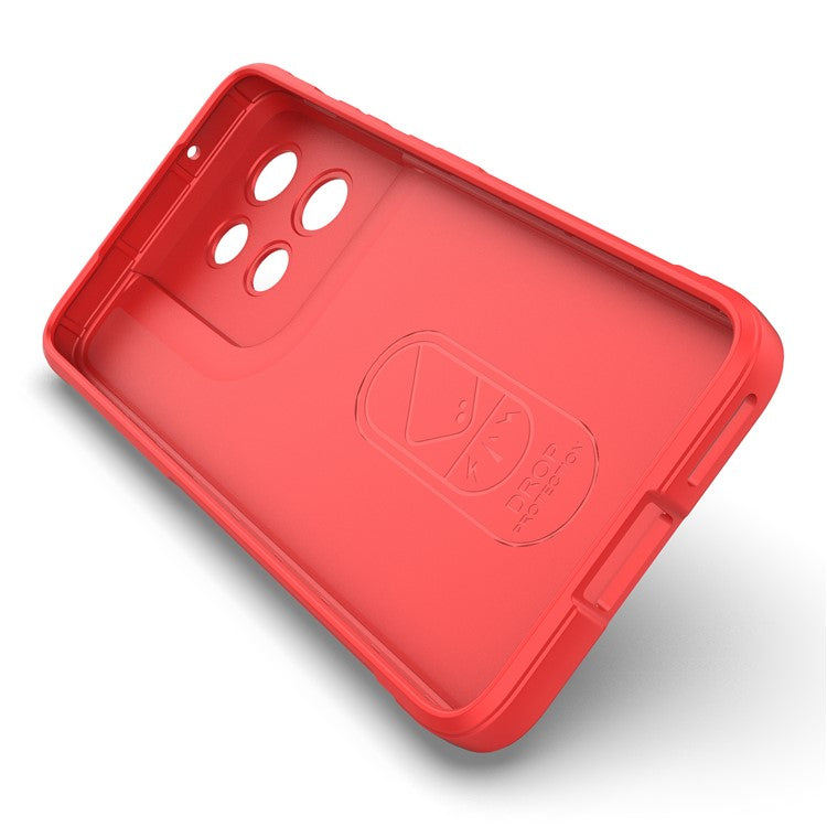 For Motorola Edge 50 Neo 5G / Moto S50 5G / Thinkphone 25 5G Case Anti-Drop Soft TPU Rugged Phone Back Cover - Red