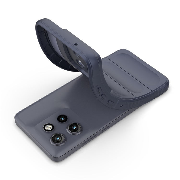 For Motorola Edge 50 Neo 5G / Moto S50 5G / Thinkphone 25 5G Case Anti-Drop Soft TPU Rugged Phone Back Cover - Dark Blue