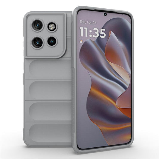 For Motorola Edge 50 Neo 5G / Moto S50 5G / Thinkphone 25 5G Case Anti-Drop Soft TPU Rugged Phone Back Cover - Light Grey