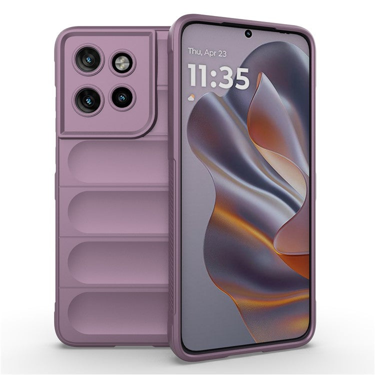 For Motorola Edge 50 Neo 5G / Moto S50 5G / Thinkphone 25 5G Case Anti-Drop Soft TPU Rugged Phone Back Cover - Light Purple